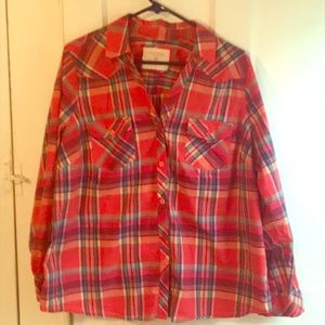 Cute plaid button down